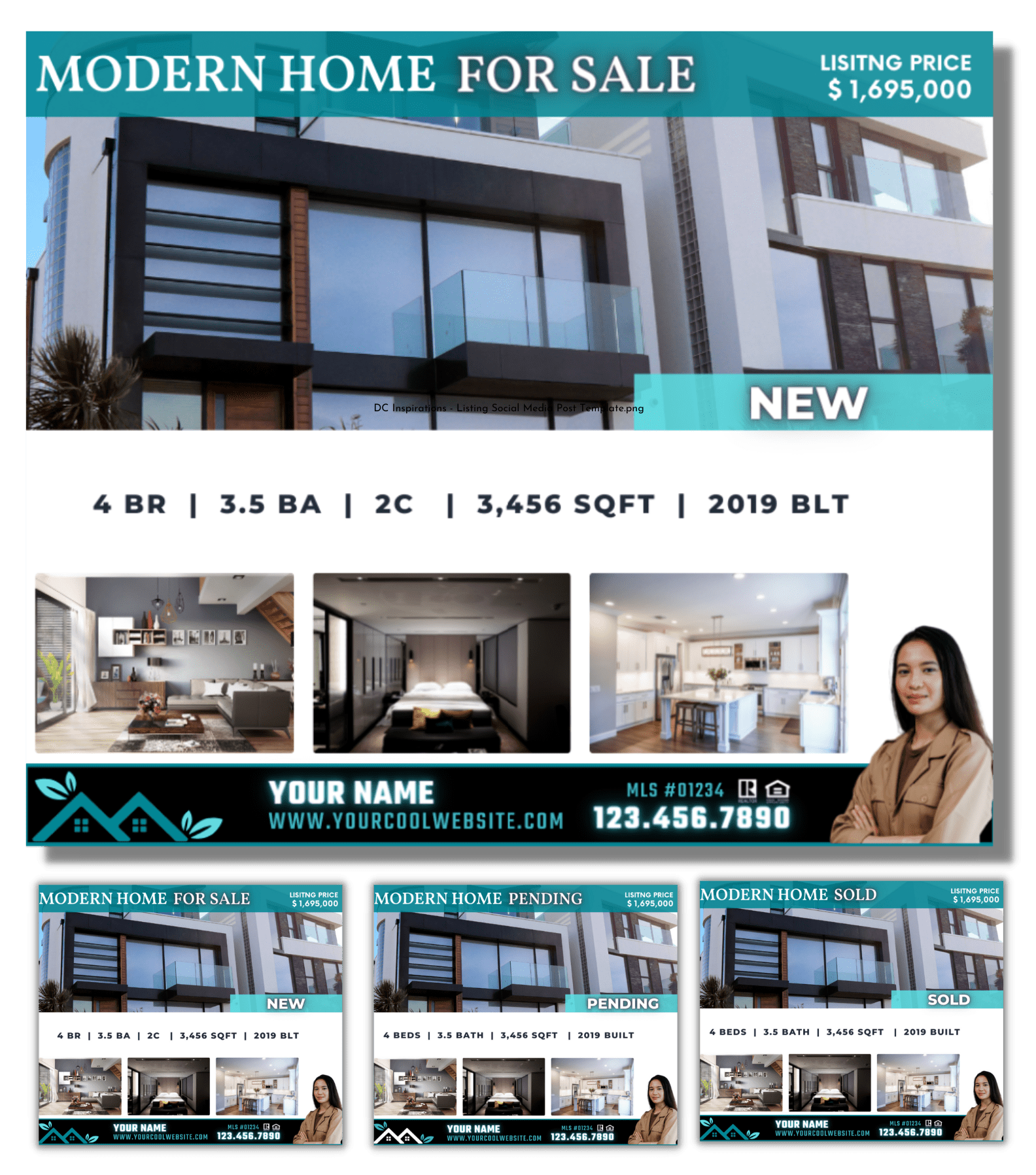 DC Inspirations - Listing Social Media Post Template